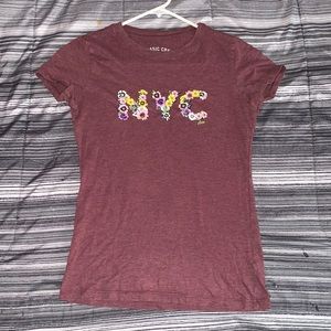 Burgundy Aeropostale shirt